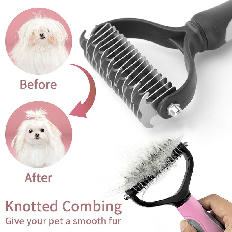 Effektiver Hundekatzen-Haarentfernungskamm